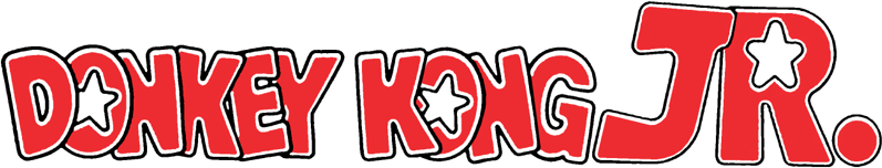 Donkey Kong Logo Transparent Png (black, red)