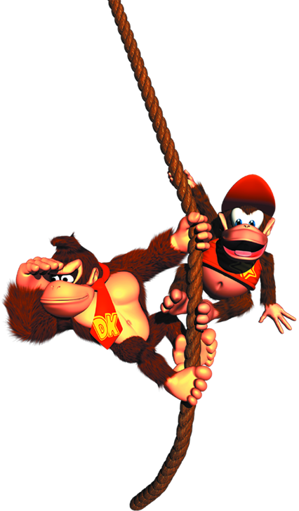 Donkey Kong Png Clipart (black, maroon)