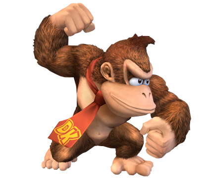 Donkey Kong Png Hd (pink, chocolate, white)