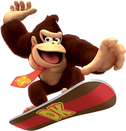 Donkey Kong Png Image (black, chocolate, maroon)