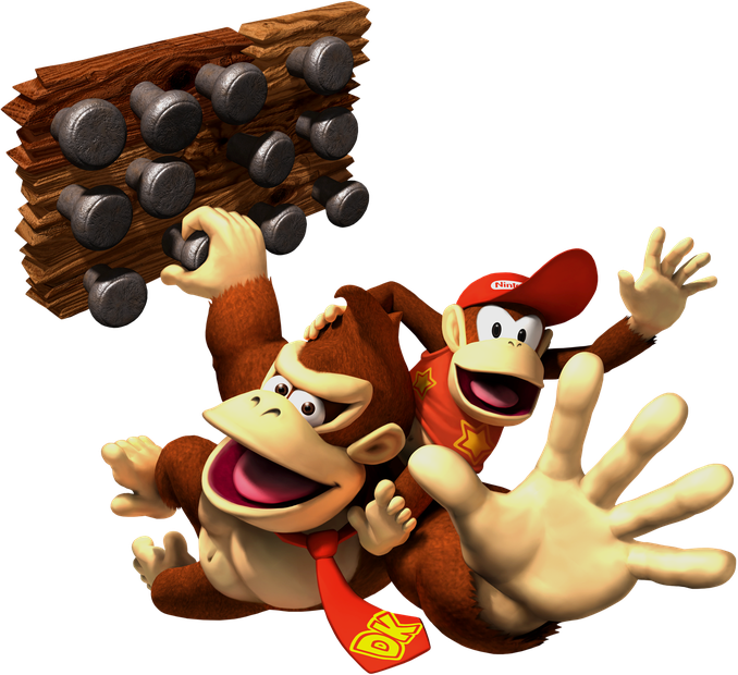 Donkey Kong Png Pic (black, silver)