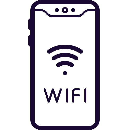 Connection Internet Mobile Wifi Free Png Icon Download (black)