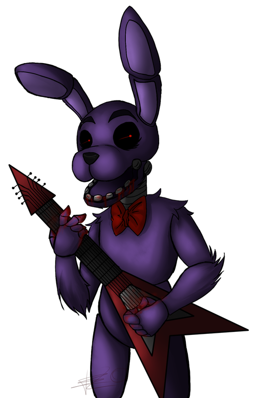 Bonnie Fnaf Png Hd Isolated (black)