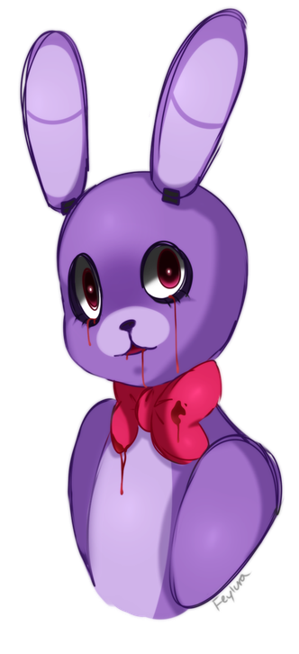 Bonnie Fnaf Png Image (black, gray, plum)