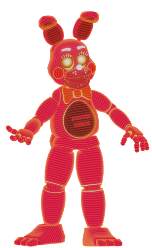 Bonnie Fnaf Png Isolated Photo (black, chocolate)