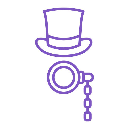 Monocle Png Picture (black, gray)