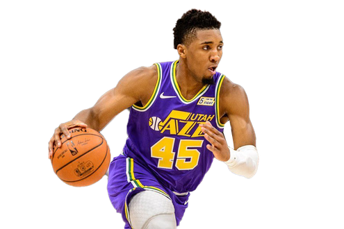 Donovan Mitchell Png Isolated Hd (black, chocolate)