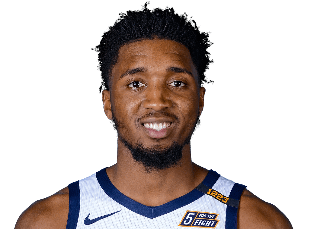 Donovan Mitchell Png Photo (black, lavender)