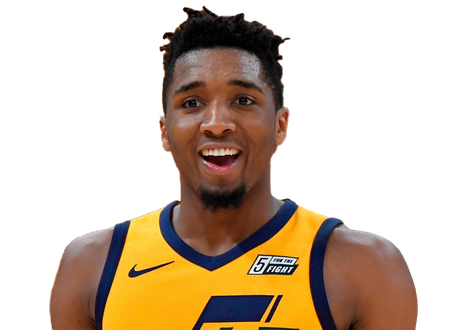 Donovan Mitchell Png Picture (black, orange)