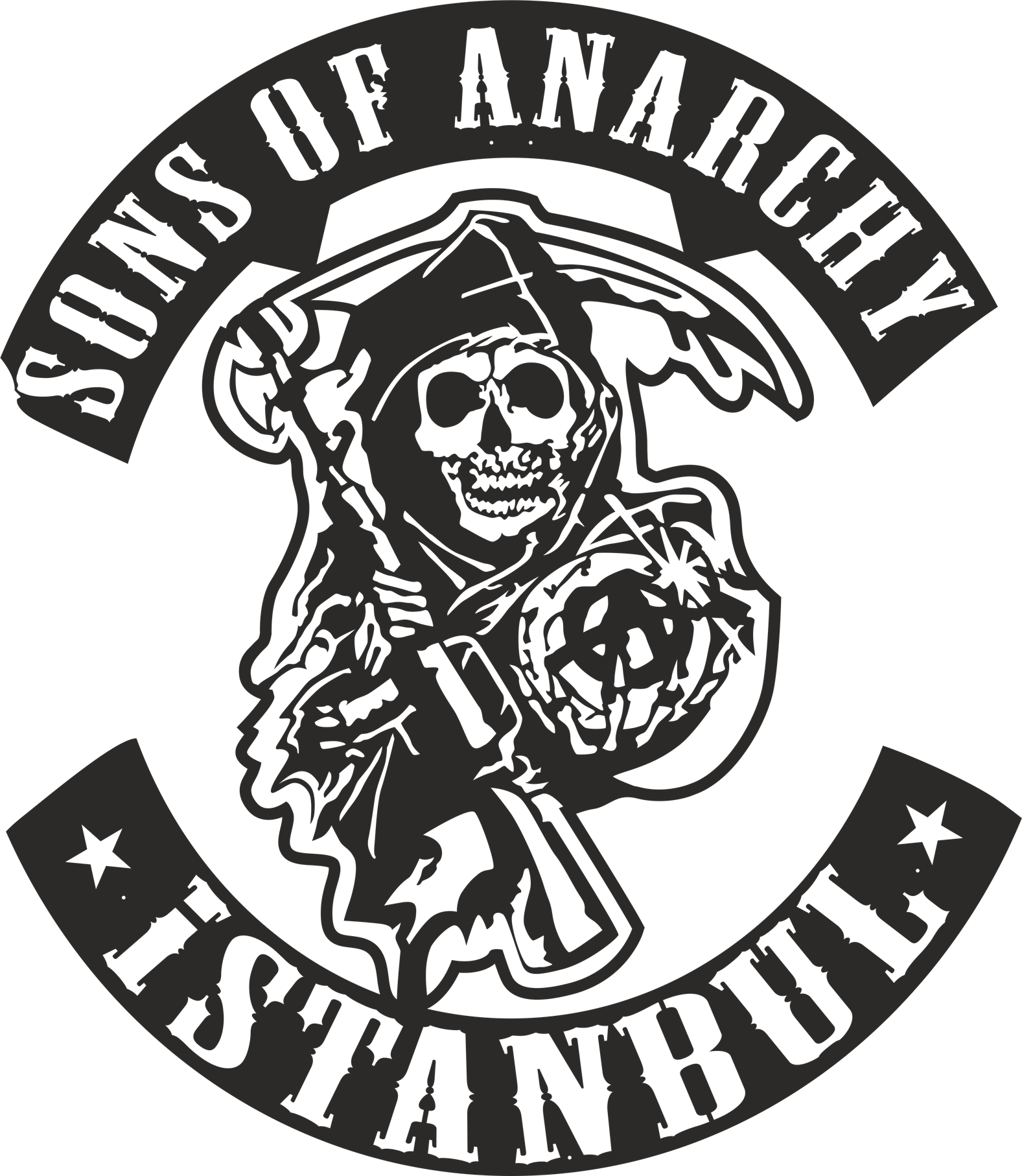 Sons Of Anarchy Png Hd (black)