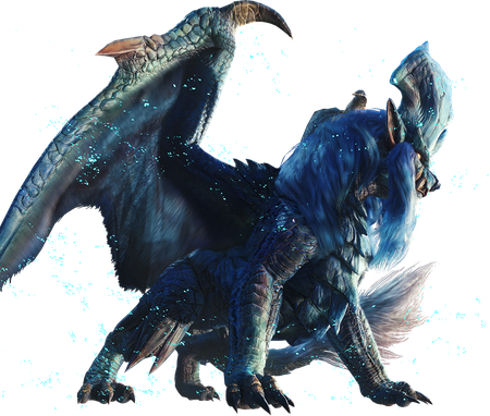 Monster Hunter World Transparent Png (black)