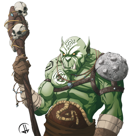 Monster Ogre Download Png Image (white, silver, black)