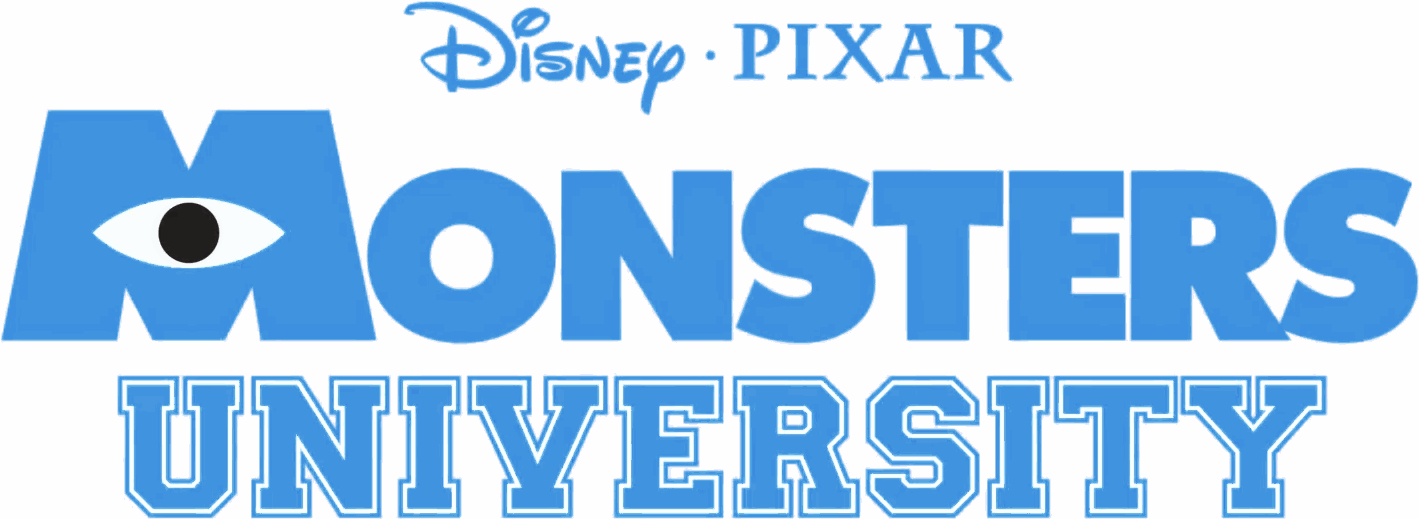 Monsters University Png File (white, teal)