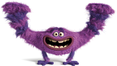 Monsters University Png Free Download (indigo, gray, purple, black)