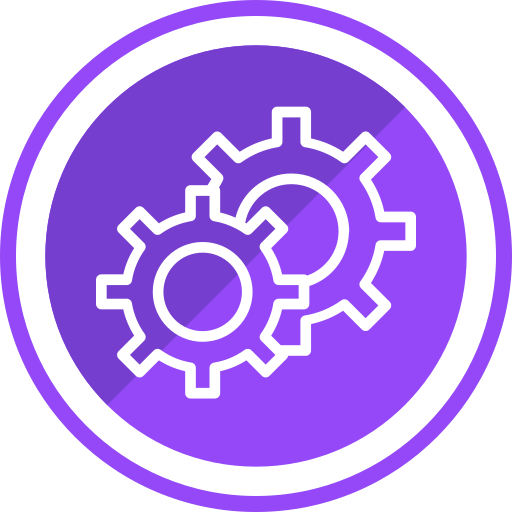 Constructgearoptimizerepairsetting Free Nobackground Png Icon Download (purple, violet, black, white)