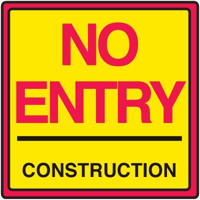 Construction Sign Png Pic (yellow, gray, maroon, gold, red)