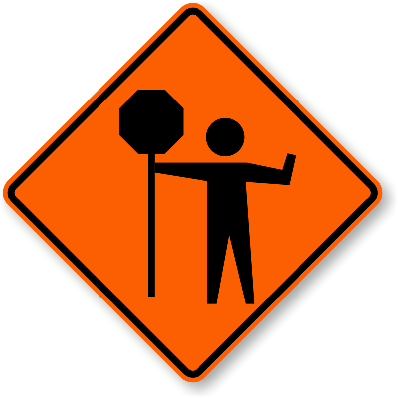 Construction Sign Transparent Png (chocolate, white, black)