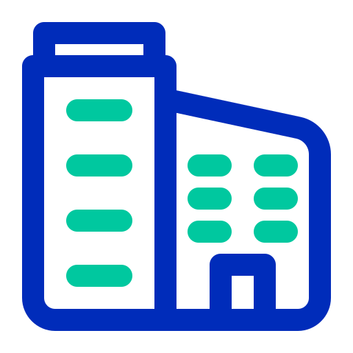 Construction Business Building Office Icon Free Transparent Png Icon Download (navy, blue, black, teal)