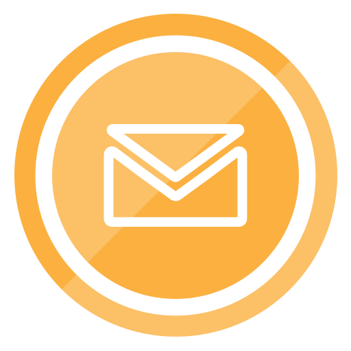 Contact Email Envelope Letter Free Png Icon Download (orange, salmon, black, white)