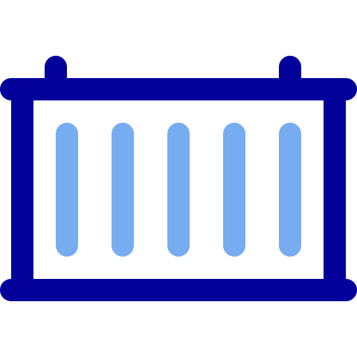 Container Shipping Industry Cargo Freight Icon Free Transparent Png Icon Download (navy, silver, black)