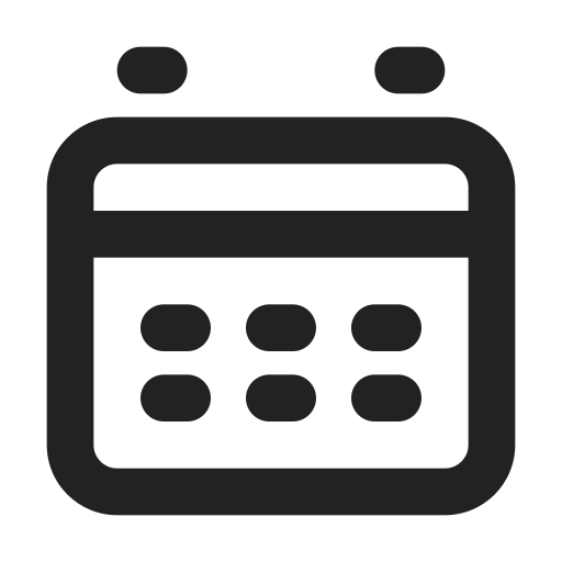 Month Date Calendar Icon Free Transparent Png Icon Download (black)