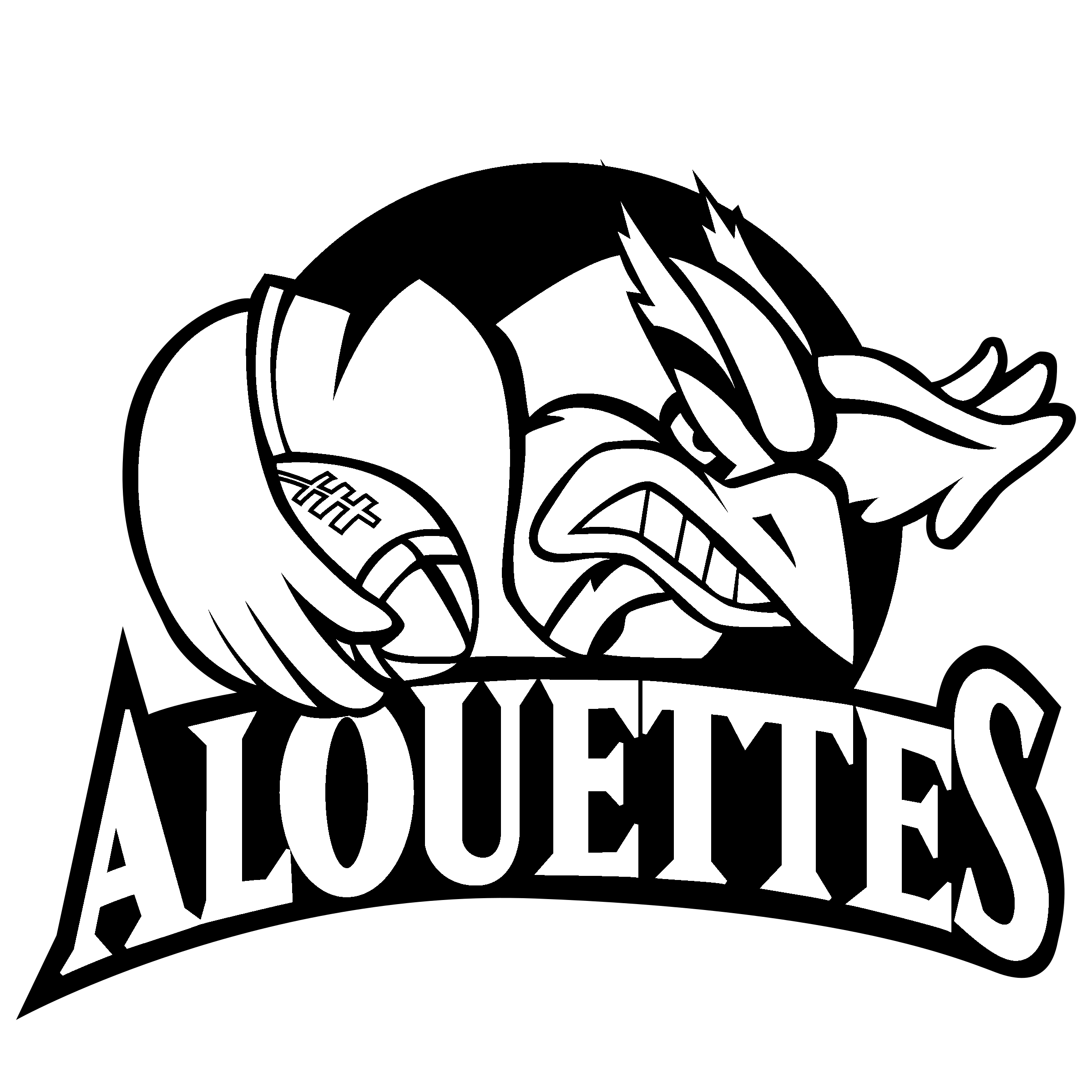 Montreal Alouettes Png Photos (white, gray, black)