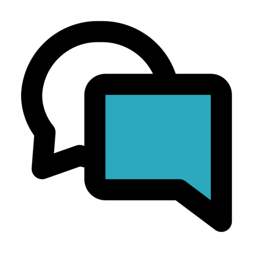 Conversation Alt 2 Free Transparent Png Icon Download (black, teal)