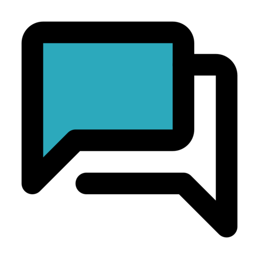 Conversation Alt Free Transparent Png Icon Download (black, teal)