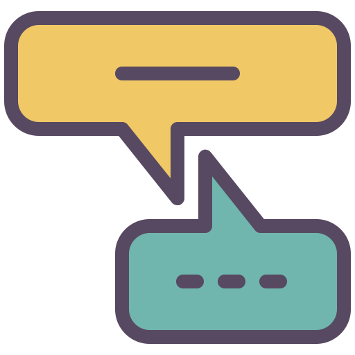 Conversation Chat Message Icon Free Png Icon Download (gray, salmon, black, indigo)