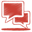 Conversation Message Free Png Icon Download (chocolate, black, white)