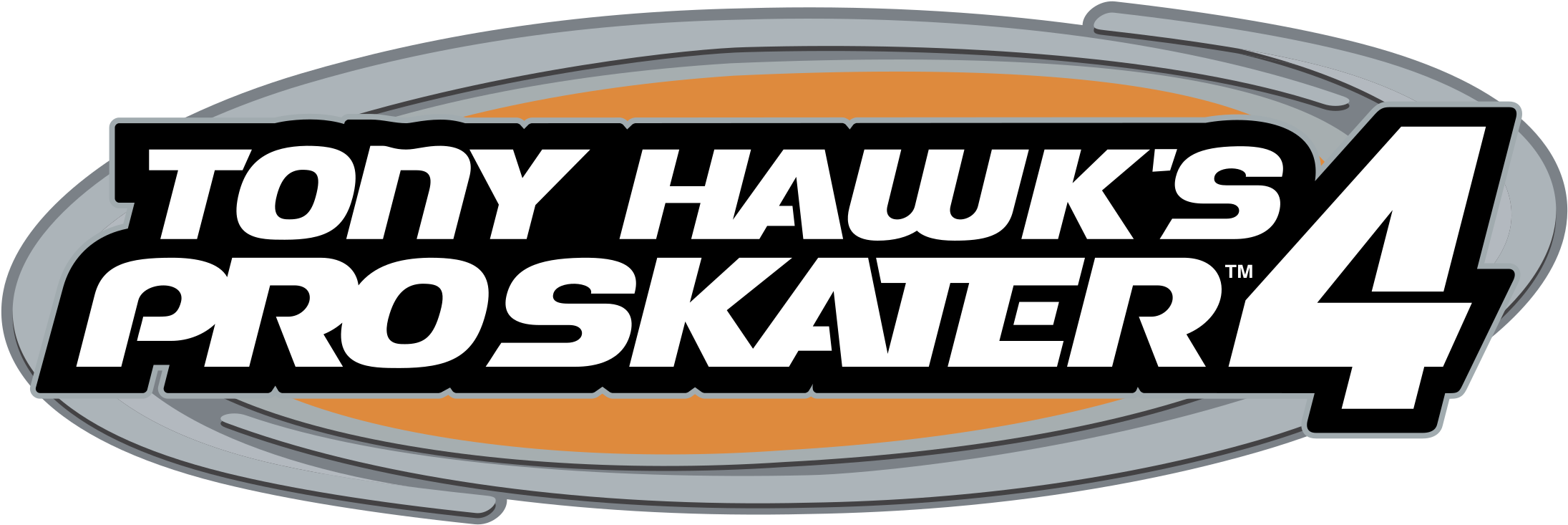 Tony Hawks Pro Skater 4 Logo Png Hd (lavender, black, salmon, white, silver)