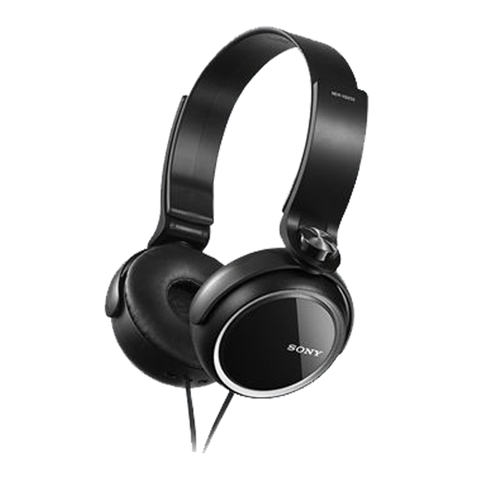 Sony Headphone Transparent Png (black)