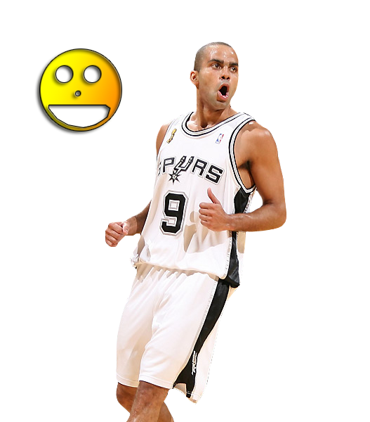 Tony Parker Png File (yellow, black, lavender, white)