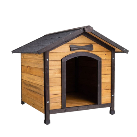 Wood Dog House Png Clipart (black)