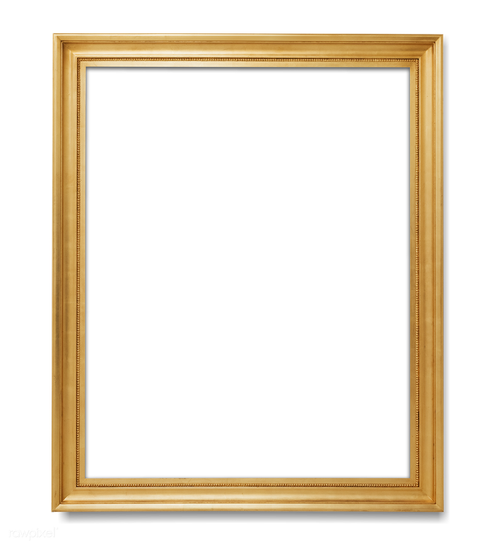 Wood Frame Png File (black)