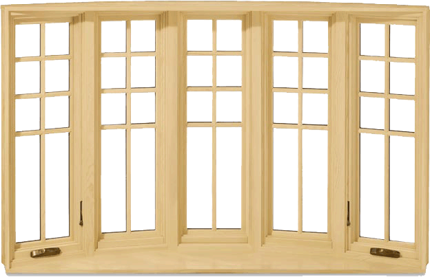 Wood Window Design Png Cutout (white, silver)