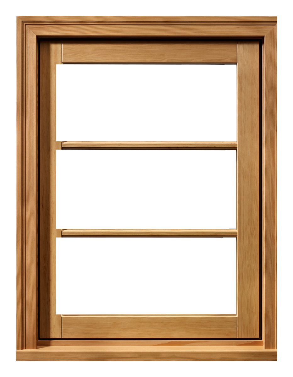 Wood Window Design Png (black, white, silver)