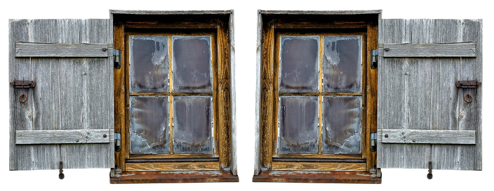 Wood Window Exterior Png Pic (black, gray)