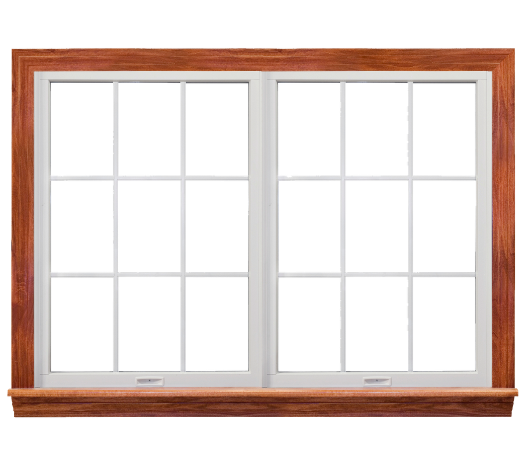 Wood Window Png File (black, silver)