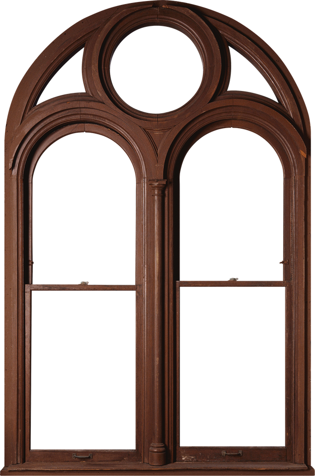 Wood Window Png Image (black, maroon)