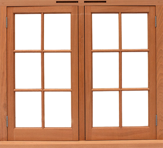 Wood Window Transparent (mint, salmon, chocolate, white)