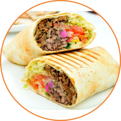 Food Wrap Png Free Download (black, white)