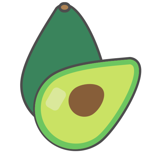 Food Fruit Avocado Icon Free Png Icon Download (olive, silver, mint, black, teal)