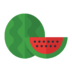 Food Fruit Vegetable Vegetarian Organic Watermelon Icon Free Transparent Png Icon Download (green, black, gray, teal, chocolate)