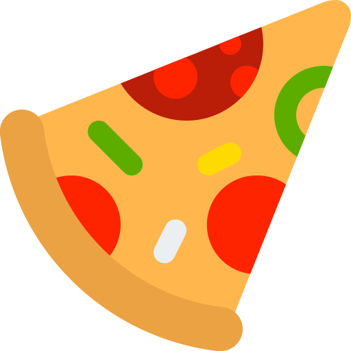 Food Pizza Free Transparent Png Icon Download (olive, salmon, red, maroon, black)