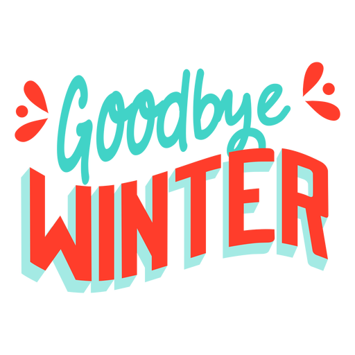 Goodbye Png Cutout (chocolate, mint, black, red, greenish blue)