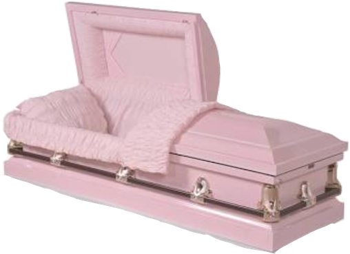 Wooden Coffin Png Transparent (black, silver, pink)