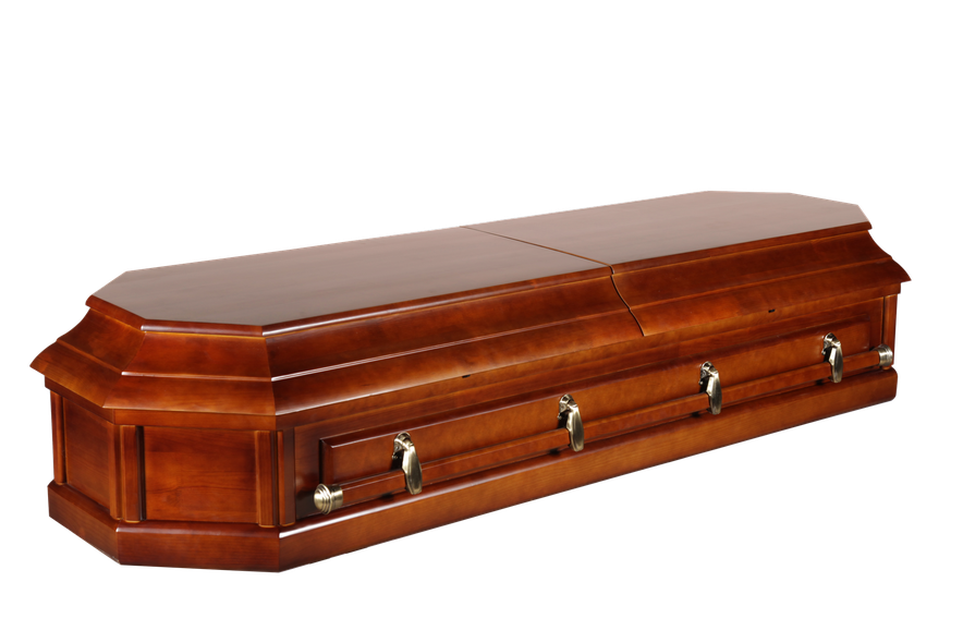 Wooden Coffin Transparent Background (black, gray)