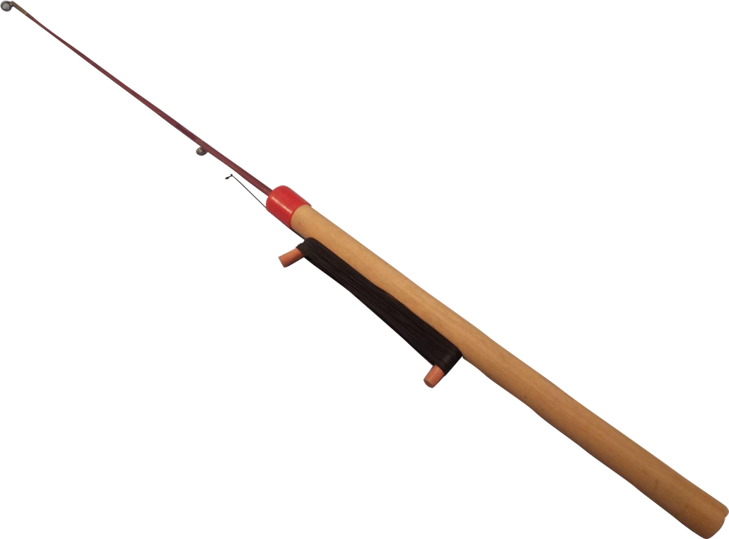 Wooden Fishing Pole Transparent Png (chocolate, maroon, black)