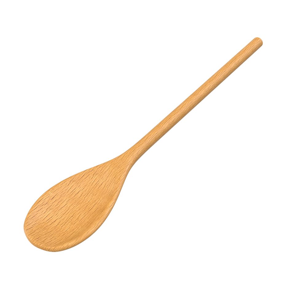 Wooden Spoon Transparent Png (black, salmon)